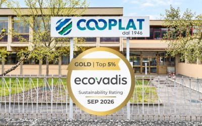 COOPLAT conferma la medaglia EcoVadis Gold nel 2026